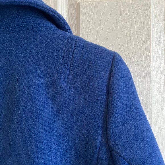 Banana Republic Royal Blue Peacoat - Wool blend - size S, but will fit size M - Picture 7 of 16